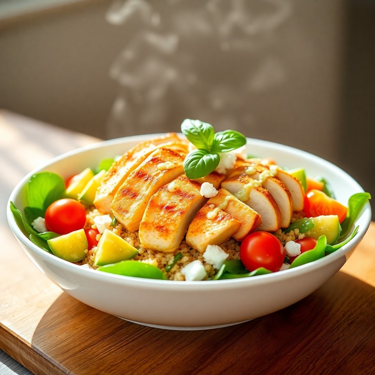 Kyllingsalat med Quinoa og Avokado