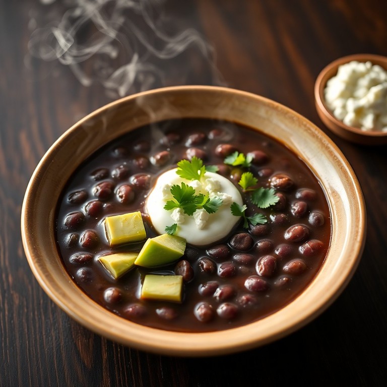 Sopa Negra Tradicional de Frijol Negro