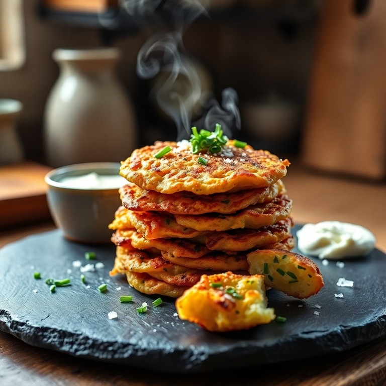 Crispy Potato and Herb Fritters