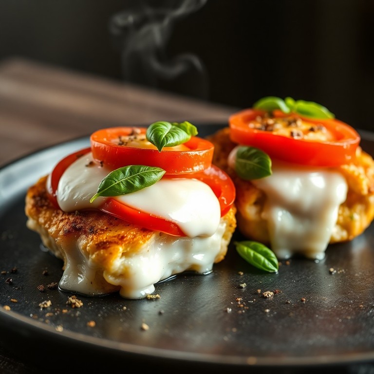 Pechugas de Pollo Rellenas Estilo Pizza con Tomate Natural