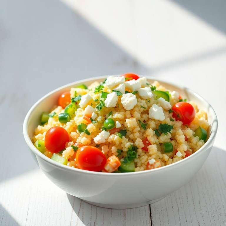 Vibrant Mediterranean Couscous Salad with Cucumber and Dill