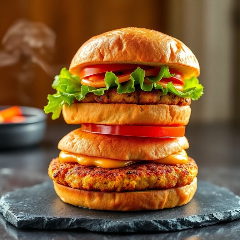 Quick Spiced Paneer & Potato Burger Patties