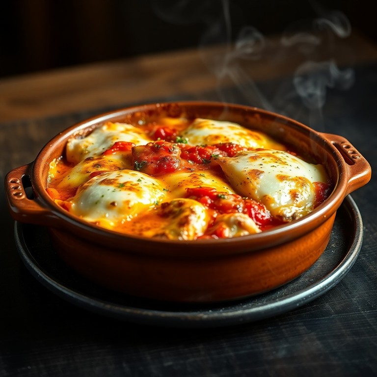 Gratinado Rústico de Pollo y Zapallo Italiano