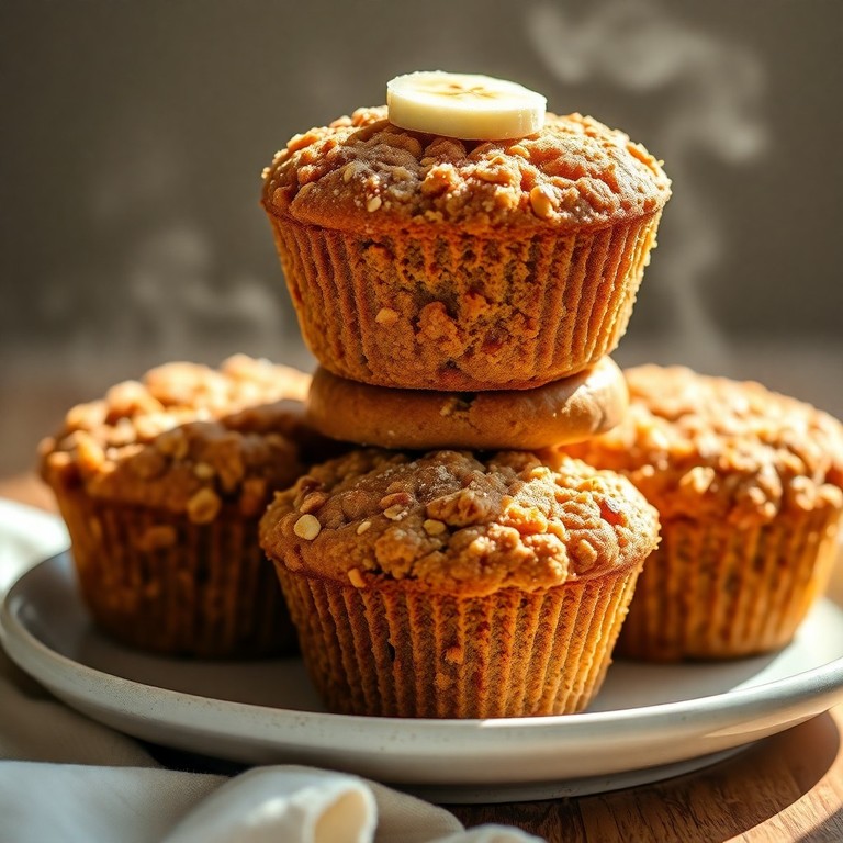 Muffins Energéticos de Avena y Banano