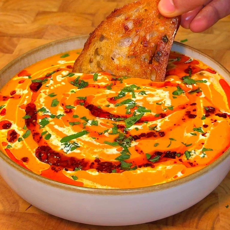 Geröstete Butternusskürbissuppe