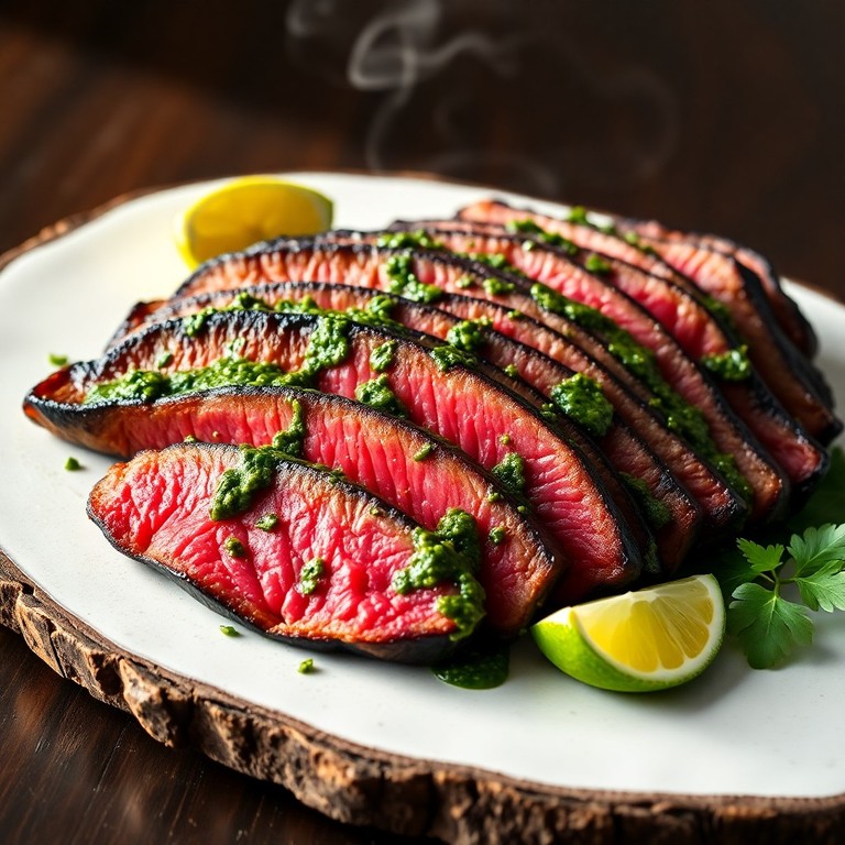 Argentinian Grilled Skirt Steak with Chimichurri