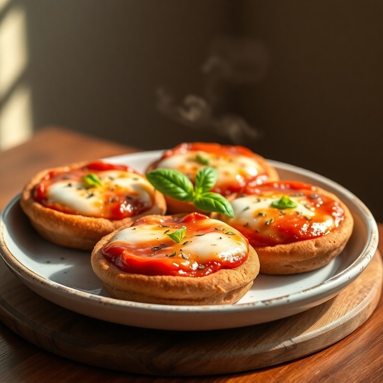 Mini Pizzas Integrais de Frigideira (Prontas em 15 Minutos)