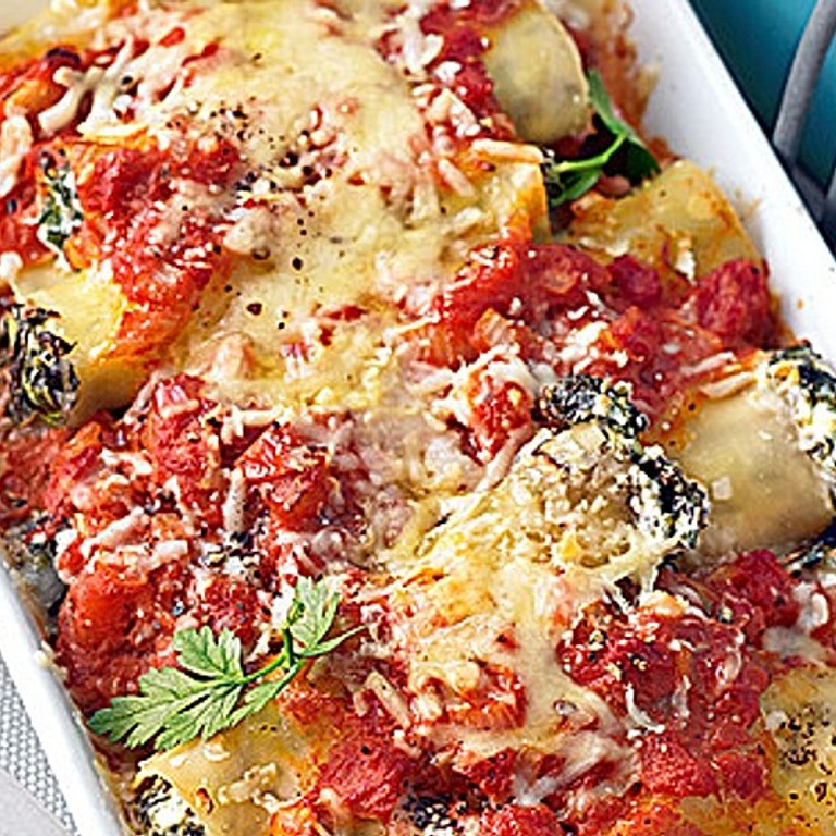 Cannelloni mit Spinat und Frischkäse von ischilein