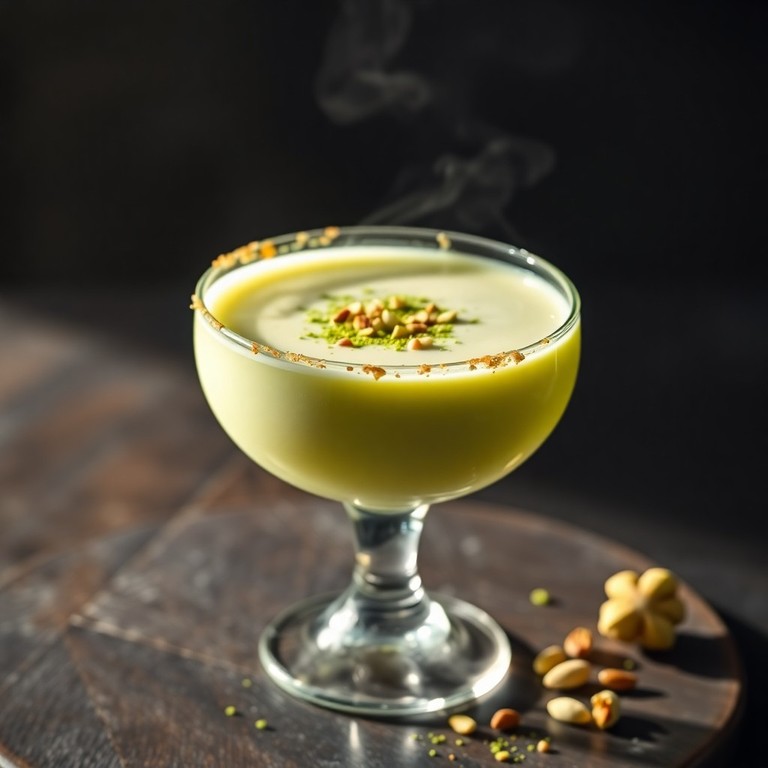 Coctel Cremoso de Pistacho y Cardamomo