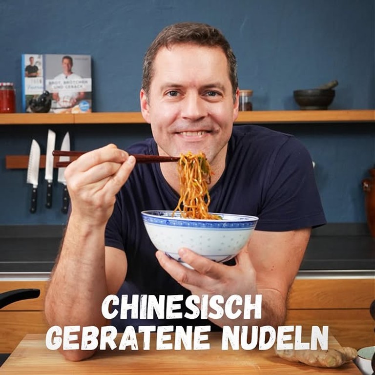 Chinesisch gebratene Nudeln