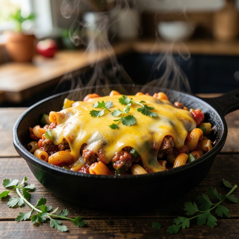 One-Pot Sloppy Joe Pasta Bake