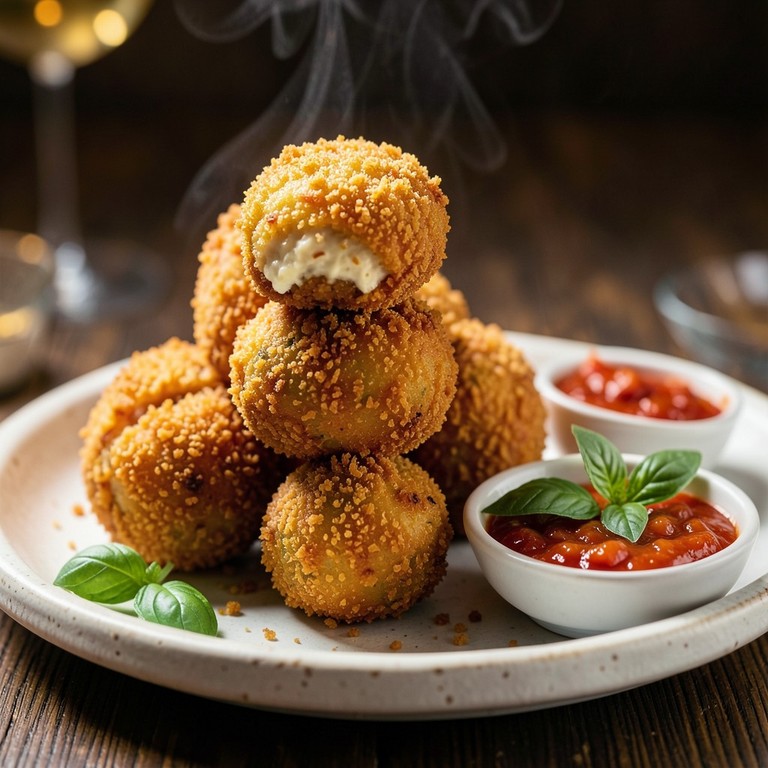 Italienische Gemüse-Reisbällchen (Arancini-Art)