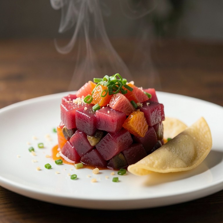 Tartare de Thon Rouge aux Agrumes et Gingembre