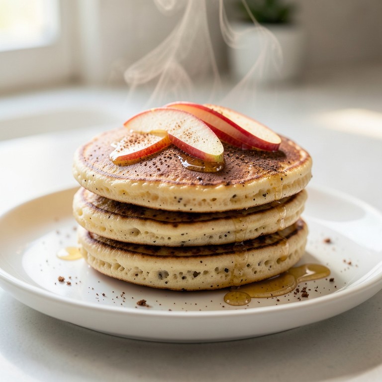 Pancake Proteici Leggeri alle Mele Fiji in Friggitrice ad Aria