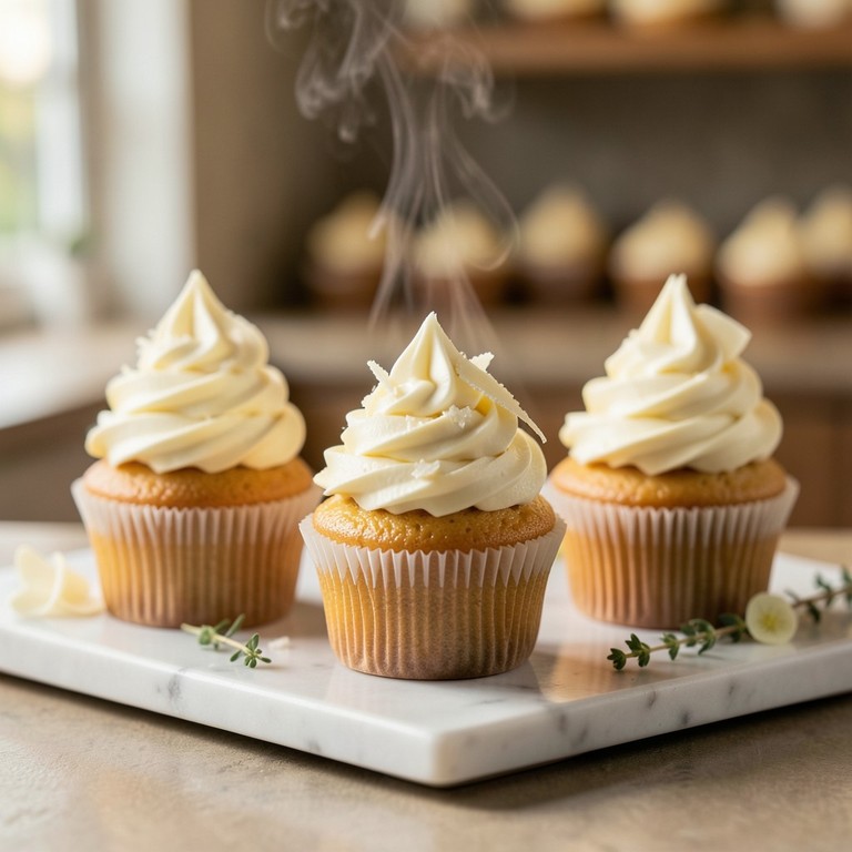 Cupcakes Chocolat Blanc et Vanille de Madagascar