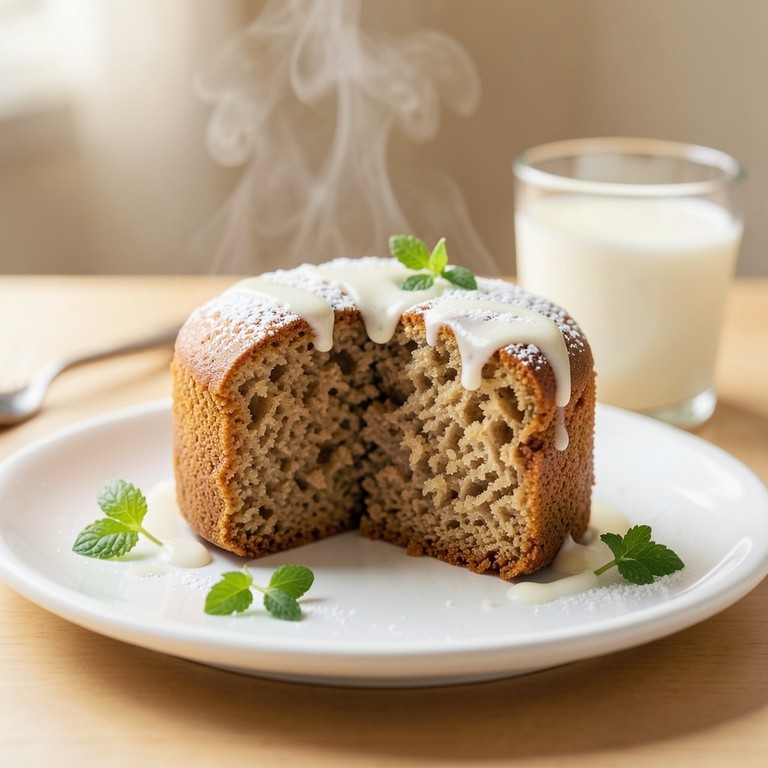 Bizcocho Esponjoso de Café Suave para Niños
