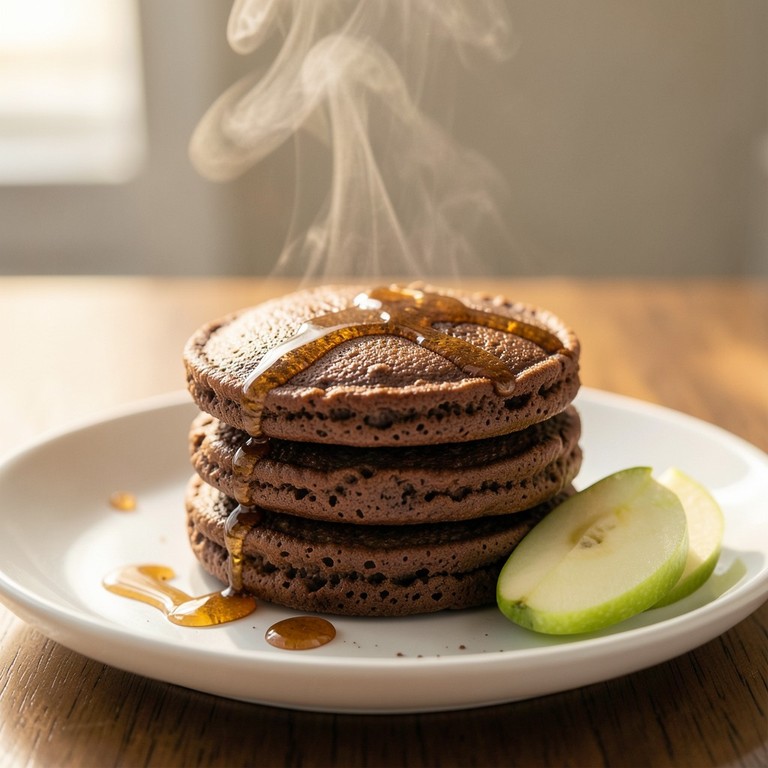 Pancakes Integrali Soffici con Banana e Cacao
