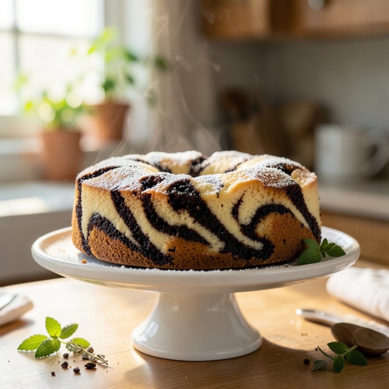 Bolo Mármore Rápido de Liquidificador