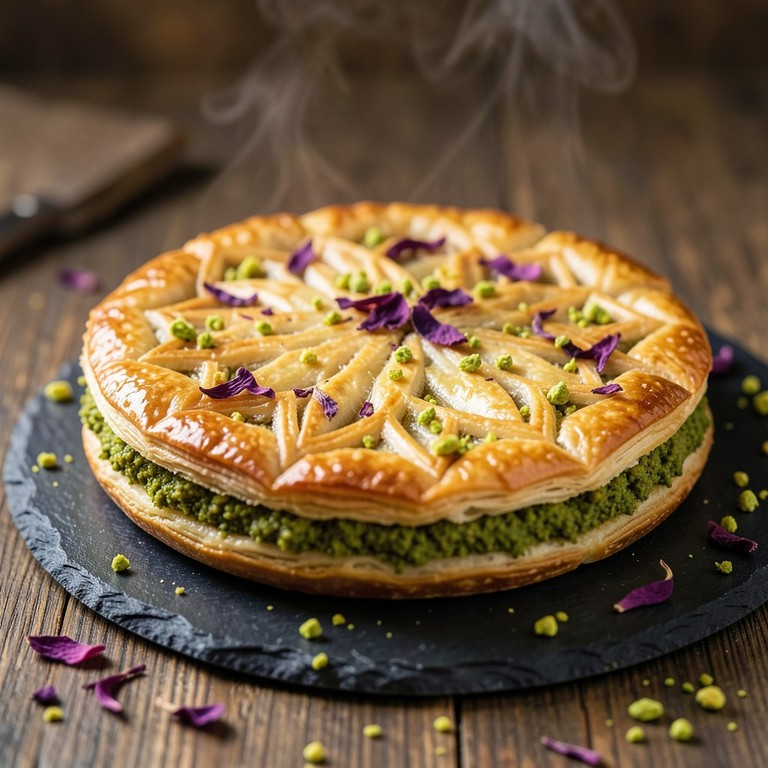 Galette Orientale à la Pistache et aux Épices Douces