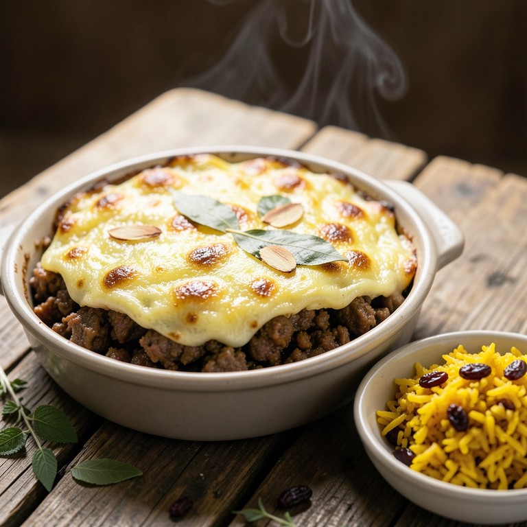 Traditionele Zuid-Afrikaanse Bobotie