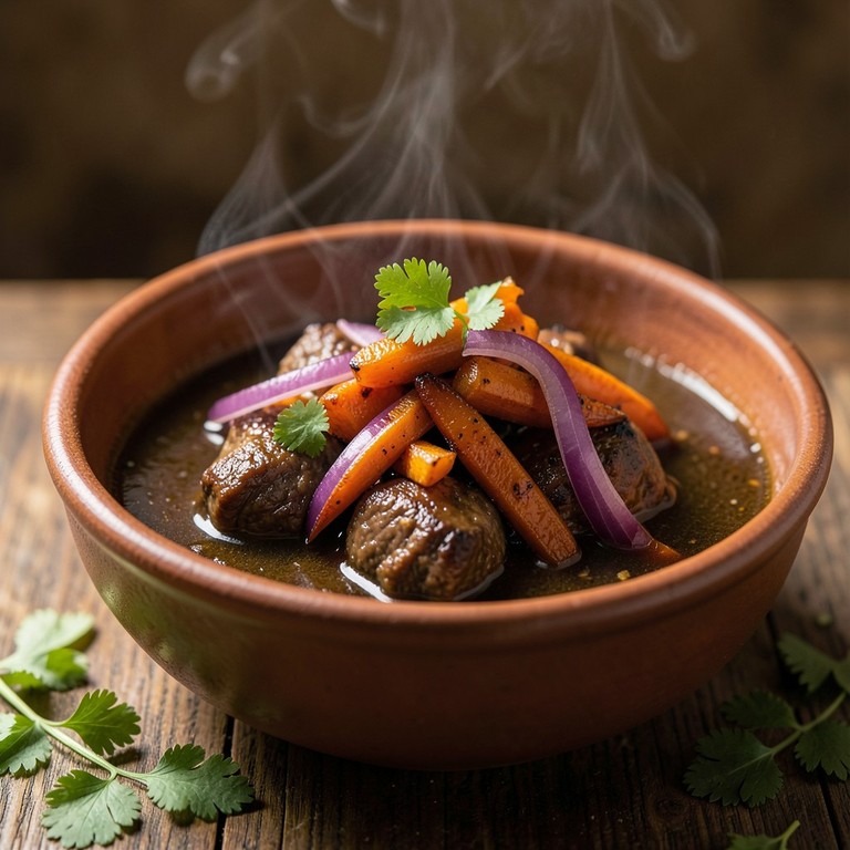 Guiso de Chambarete con Verduras Caramelizadas (Sin Tomate)