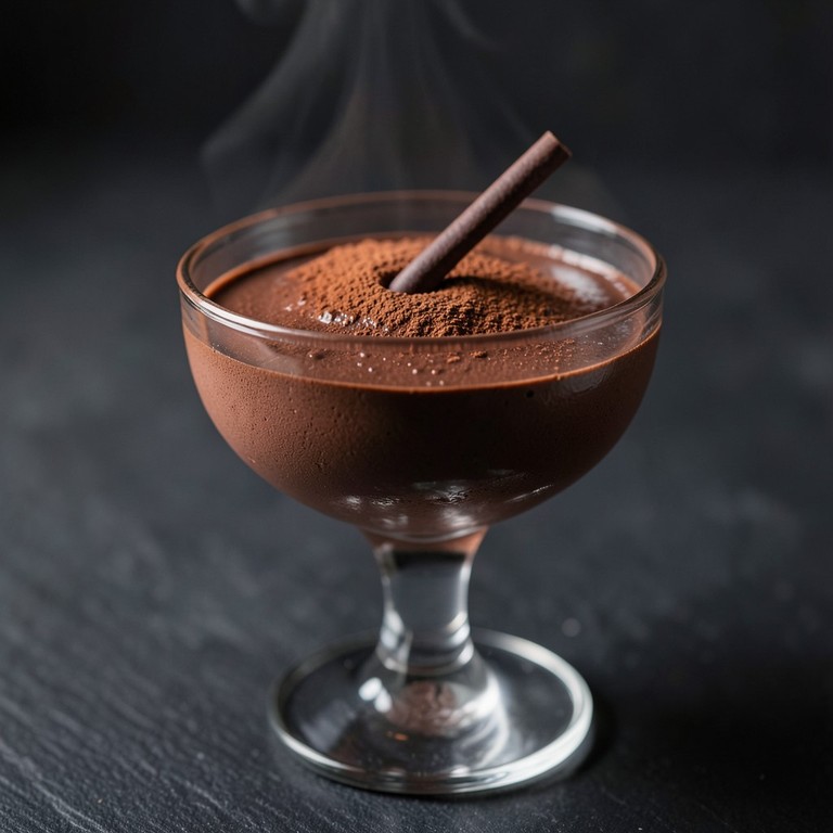 Mousse de Chocolate Intenso con Toque de Vainilla