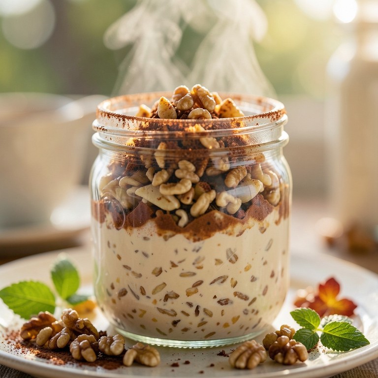 Apfel-Zimt-Streusel Overnight Oats