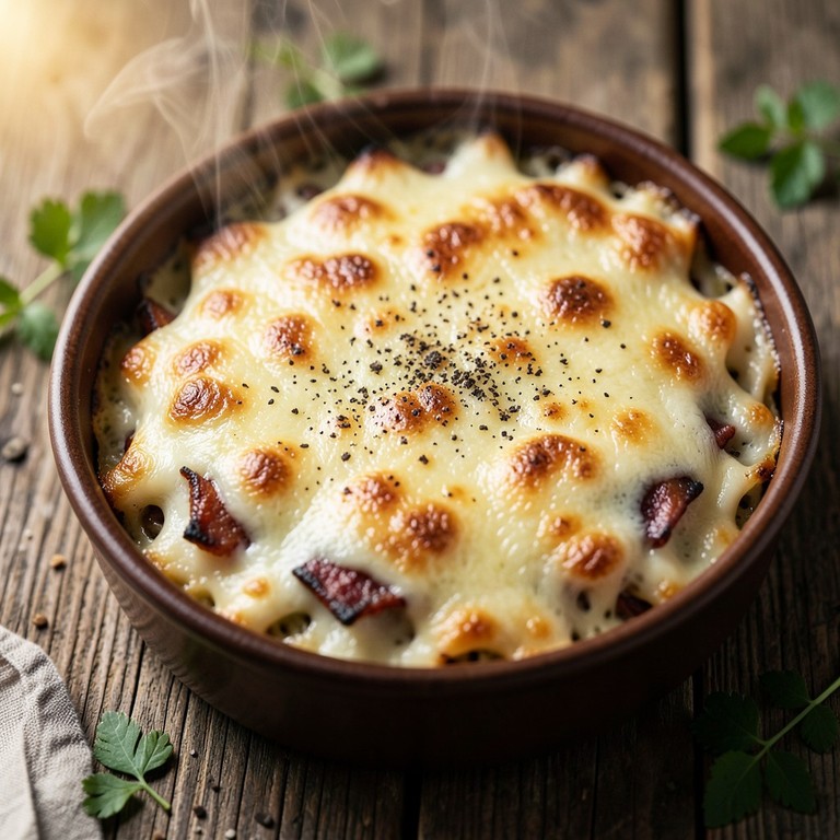 Gratin Dauphinois Rapide au Reblochon et Lardons