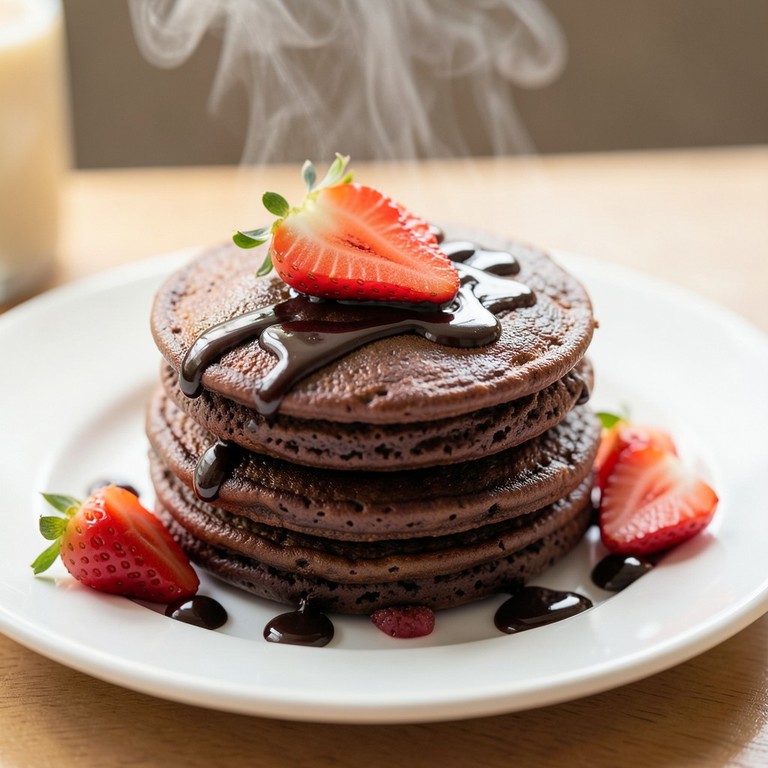 Panqueca Aerada de Chocolate com Whey Protein