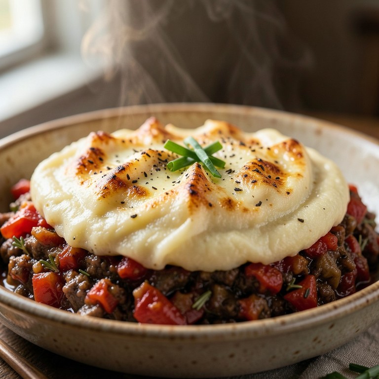 Hachis Parmentier Revisité aux Saveurs Méditerranéennes