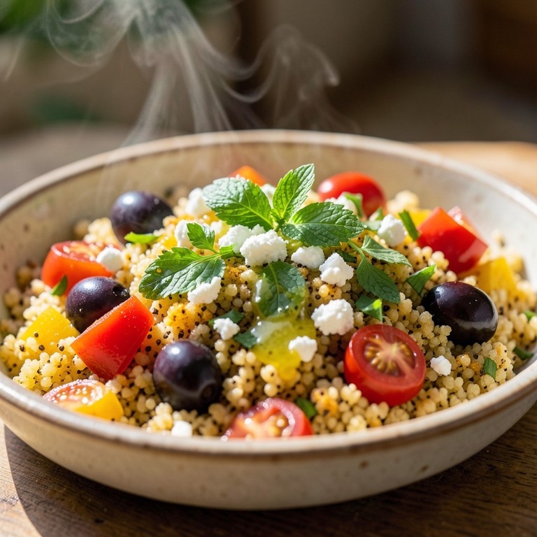 Mediterrane Couscous-Pfanne mit Kichererbsen