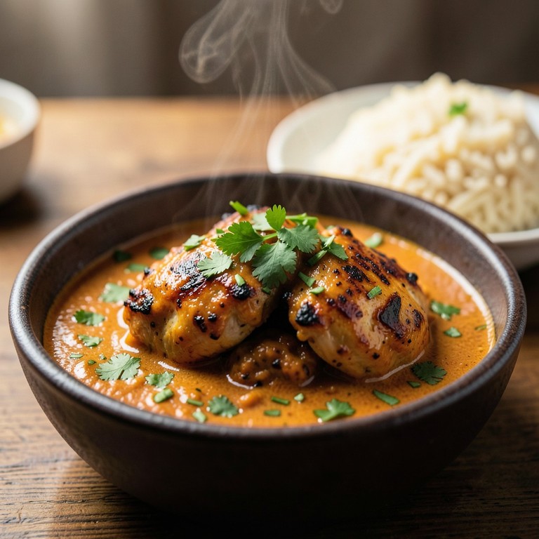 Krydret Kylling Tikka Masala med Kokosmelk