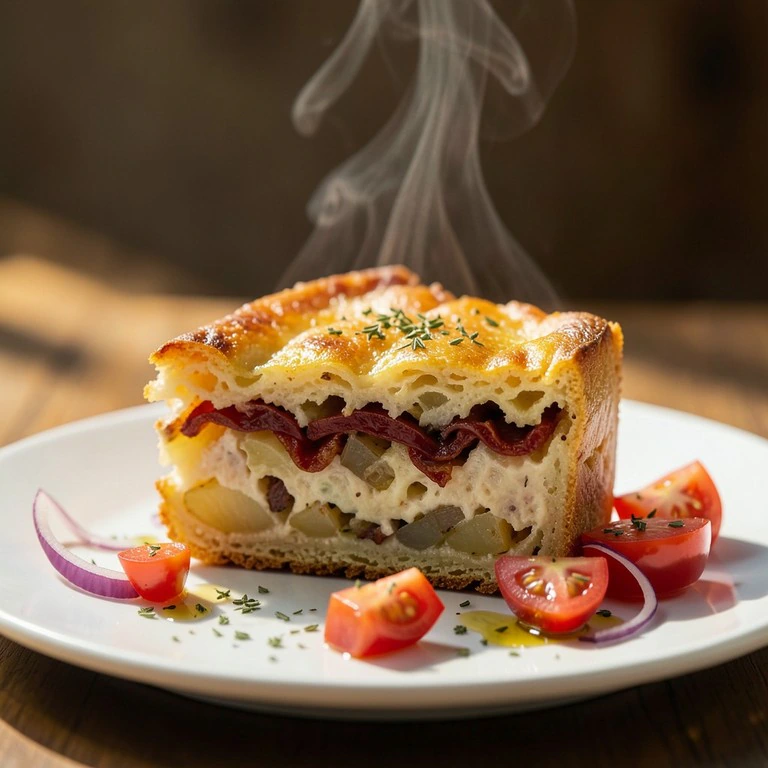 Tortilla Española Clásica con un Toque Ahumado