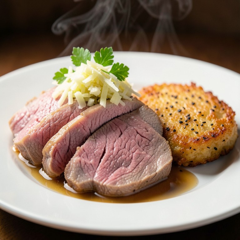 Klassischer Tafelspitz mit Apfelkren und Rösti