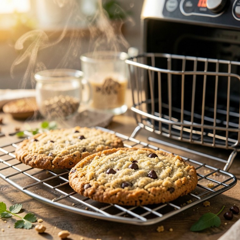 Cookies Integrais na Airfryer com Mel e Fermento