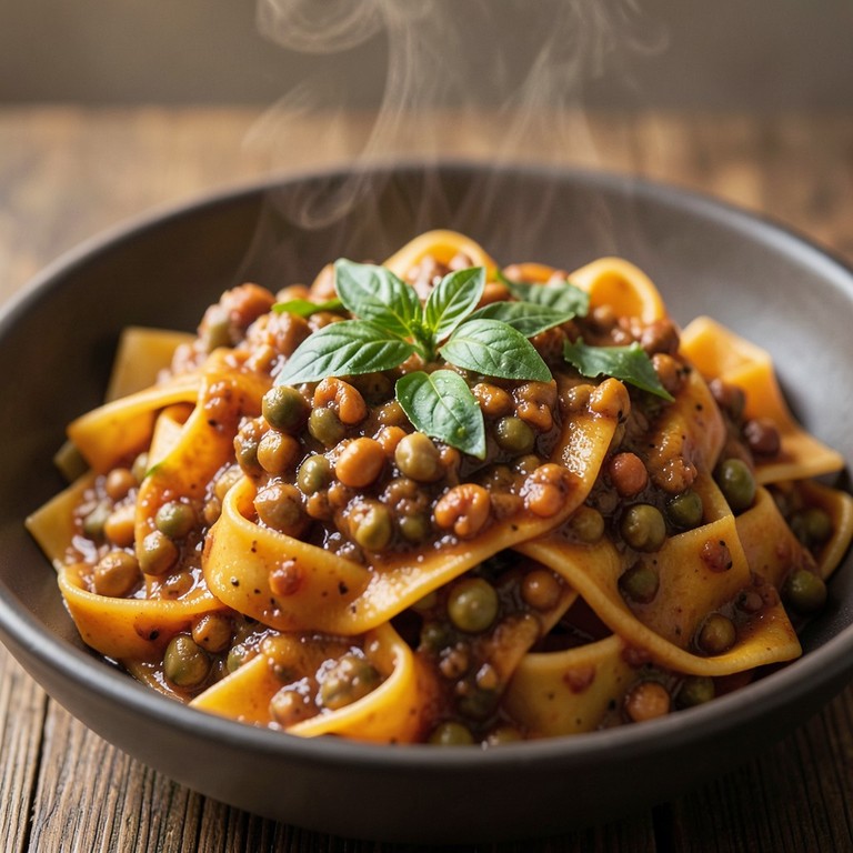 Bolognaise Végétarienne de Lentilles Corail et Pois Cassés