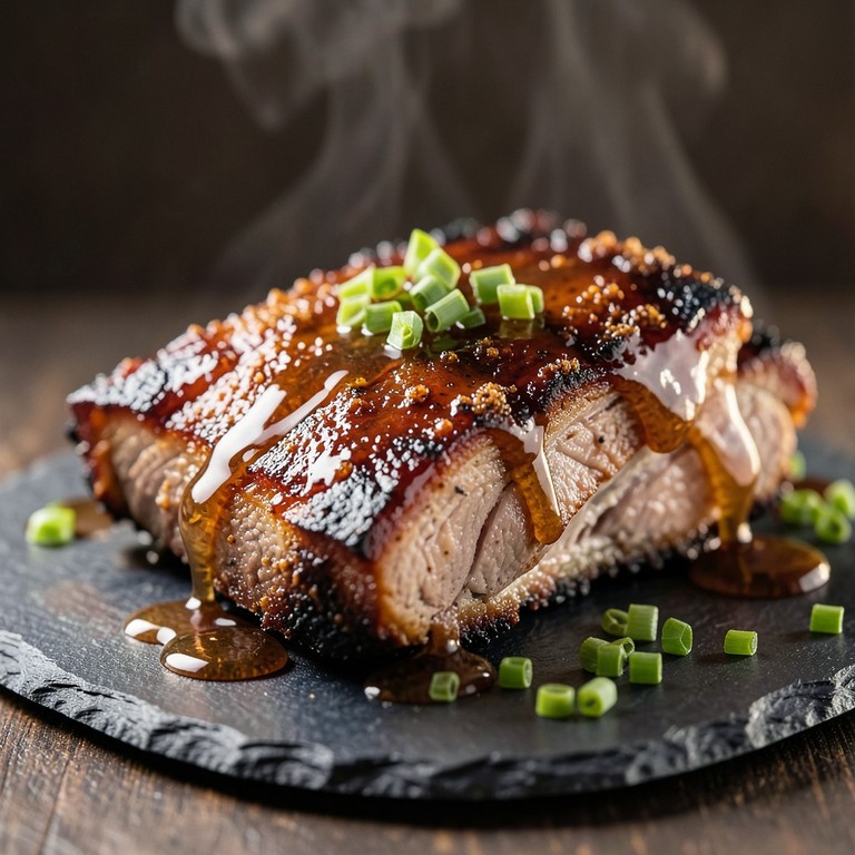 Costillas de Cerdo Glaseadas con Miel y Mostaza al Horno