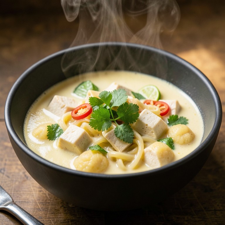 Lemongrass Coconut Potato Noodle Soup (One-Pot)