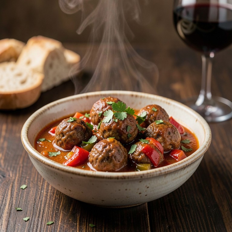 Spanische Albondigas in Tapas-Sauce