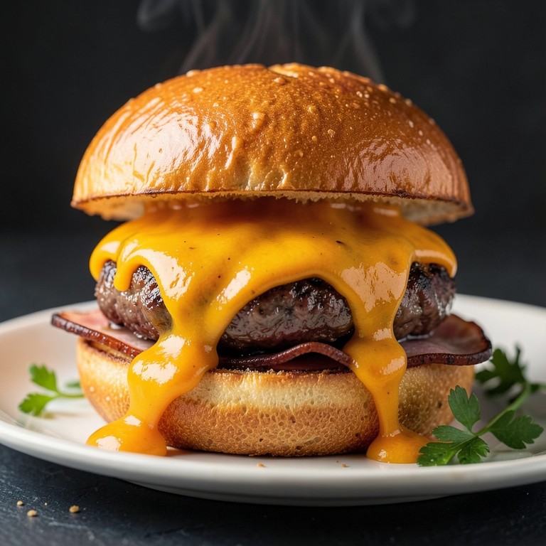 Burger 'Le Dandy' Façon Croque Monsieur