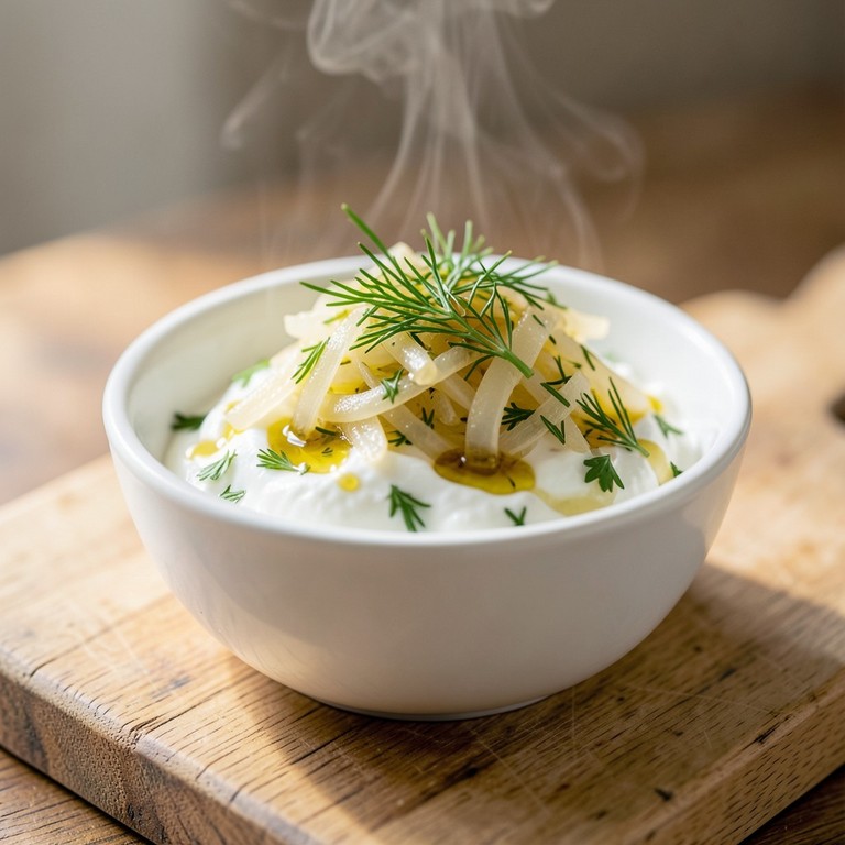 Ensalada Fresca de Chucrut y Yogurt Griego con Hierbas