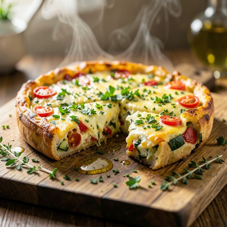 Italienische Frittata mit Kräutern und Gemüse (229 kcal)