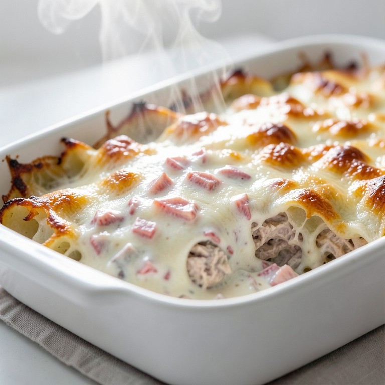 Gratinado Cremoso de Atum e Batata com Catupiry e Cream Cheese