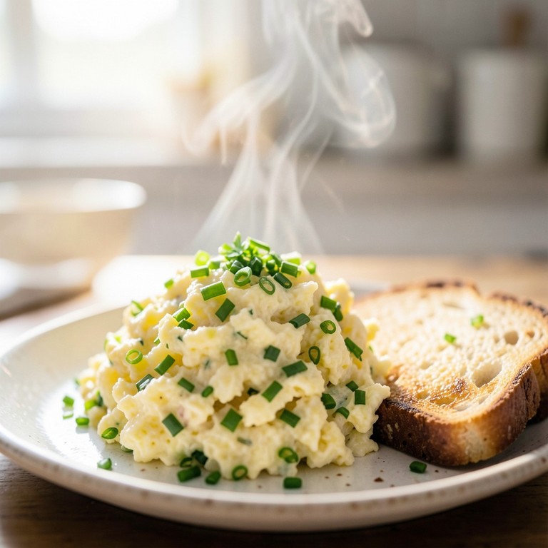 Œufs Brouillés aux Fines Herbes Classiques