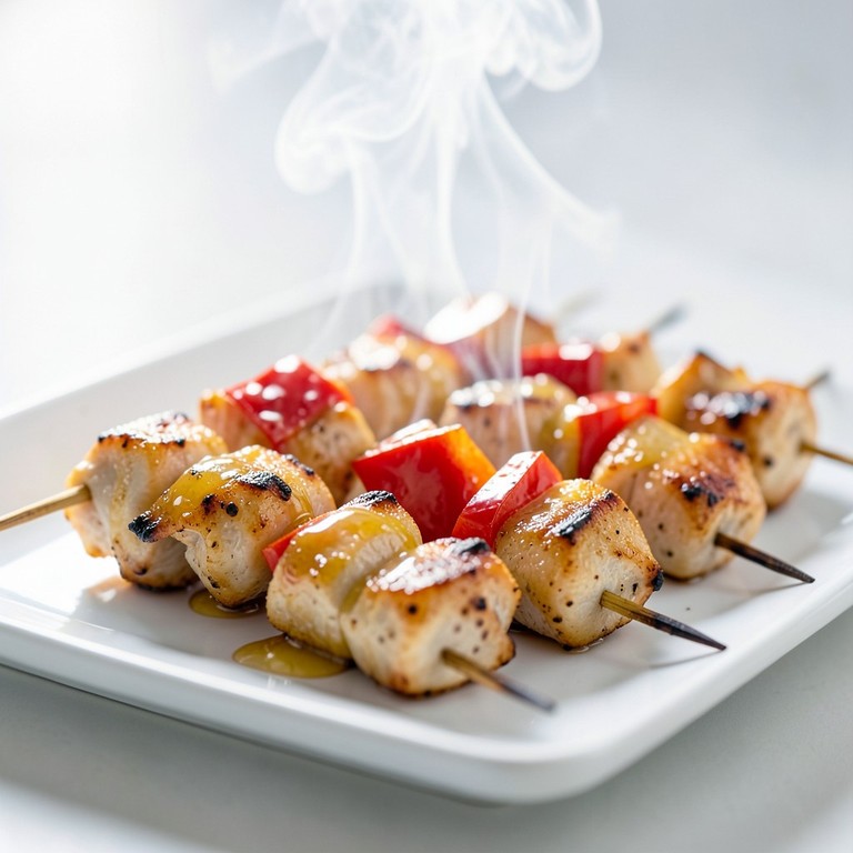 Mini-Brochettes de Poulet Marinées Douces