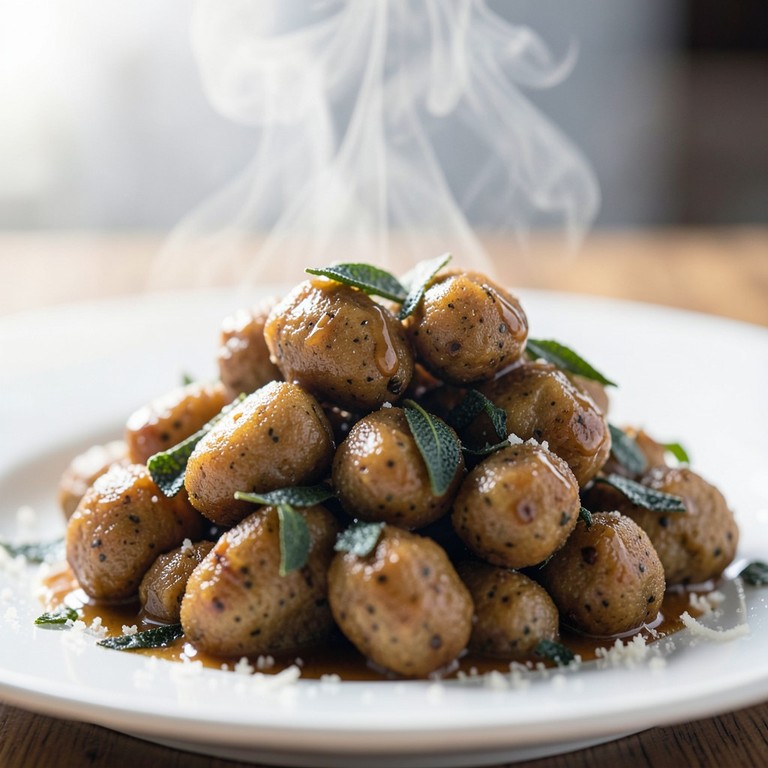 Gnocchis Rustiques au Sarrasin, Beurre et Sauge