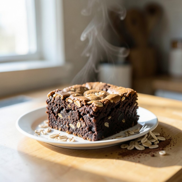 Brownies Saludables de Avena y Cacao