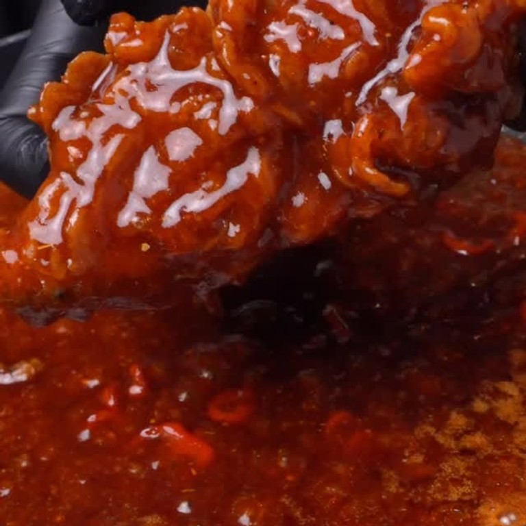 Receta de pollo picante con miel