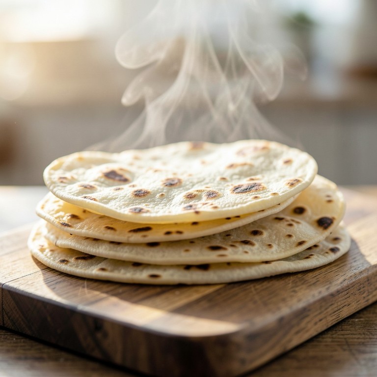 Tortillas de Harina Rápidas en Sartén
