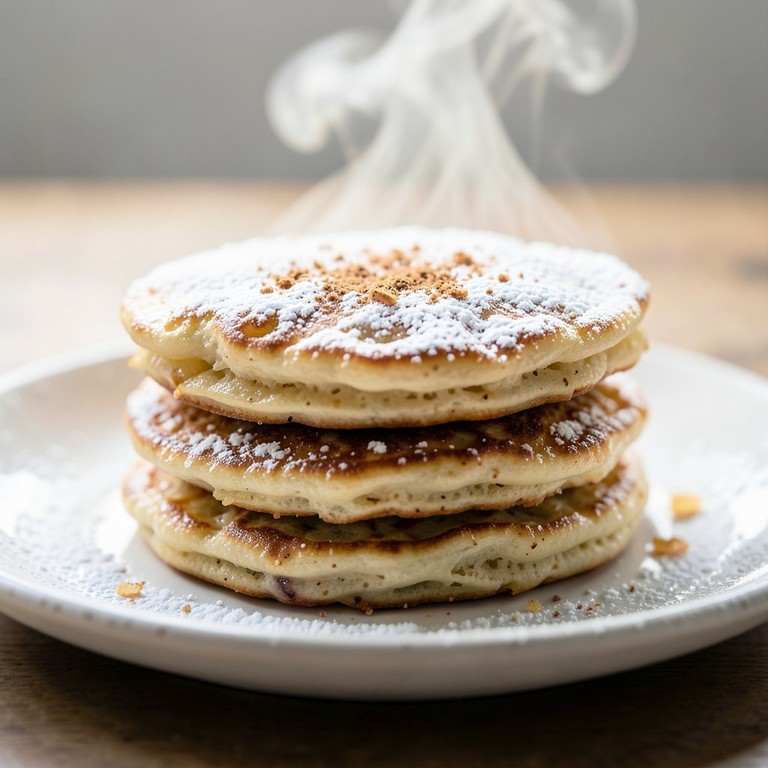 Luftige Apfelpfannkuchen mit Vanille